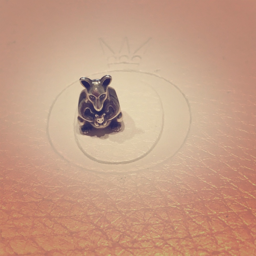 Pandora Kangaroo Family Charm